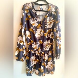 Old Navy Floral Long Sleeve Romper